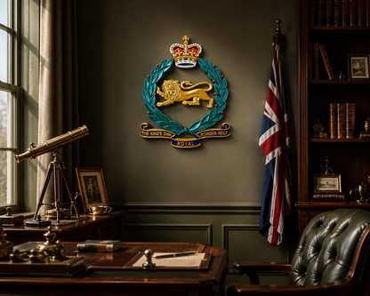 King's Own Royal Border Regiment Full Colour Cap Badge Crest