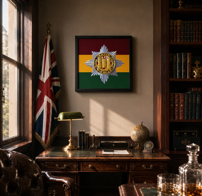 Royal Dragoon Guards Cap Badge Display Frame - Precision Military Embems 