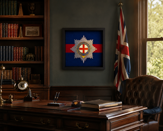 Coldstream Guards Cap Badge Display Frame - Precision Military Emblems 