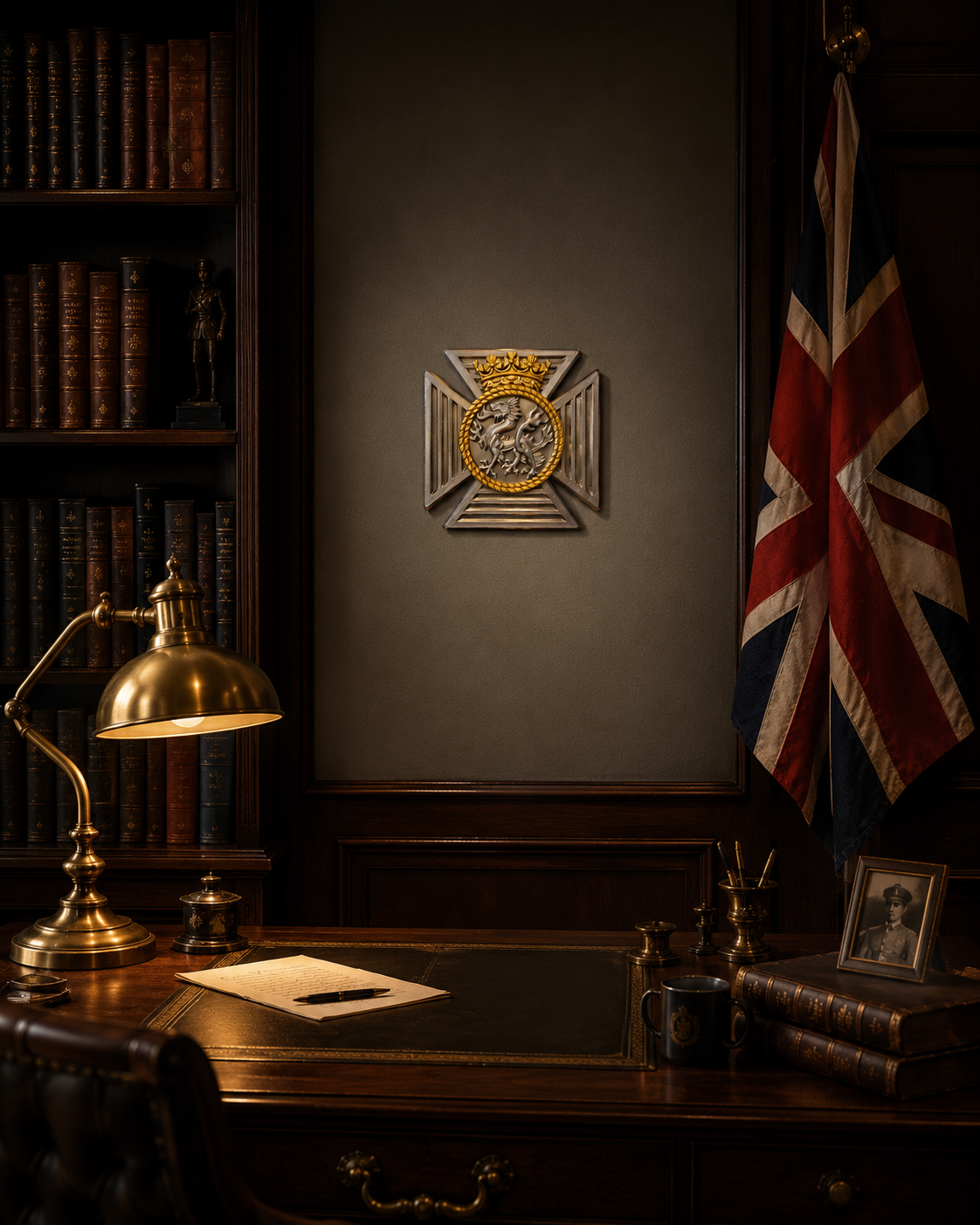 Duke of Edinburgh's Royal Regiment 3D Printed Cap Badge - Precision Military Emblems