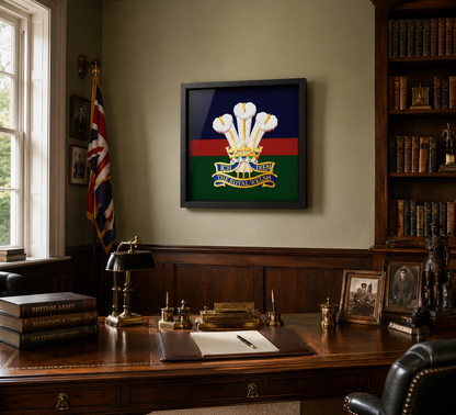 The Royal Welsh Cap Badge Display Frame - Precision Military Emblems 
