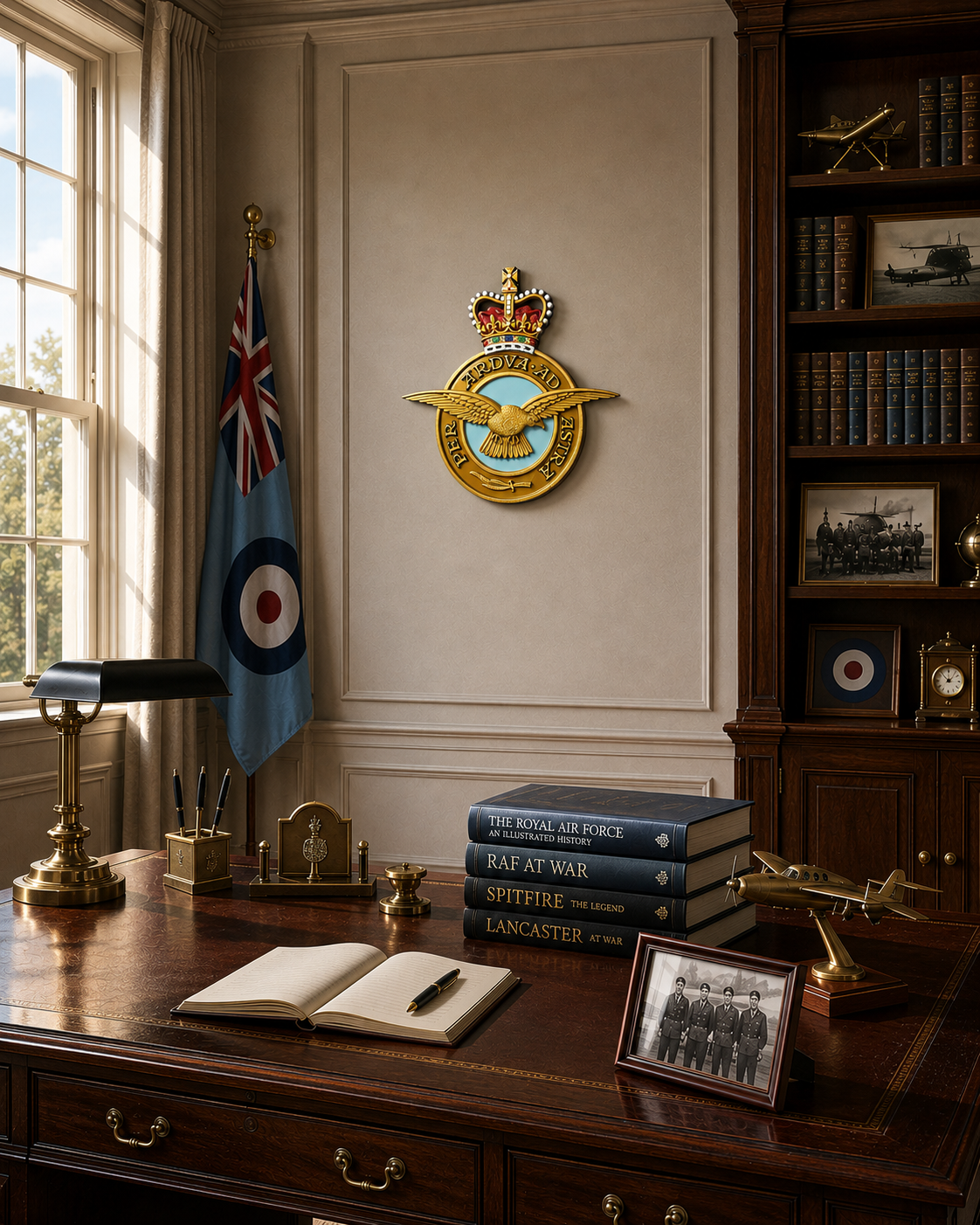 Royal Air Force Emblem – Queen's Crown (MOD Portal Artwork) - Precision Military Emblems 