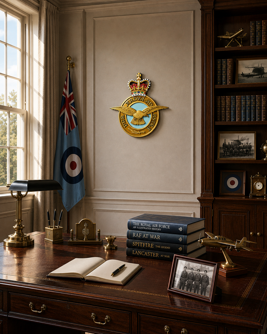 Royal Air Force Emblem – Queen's Crown (MOD Portal Artwork) - Precision Military Emblems 