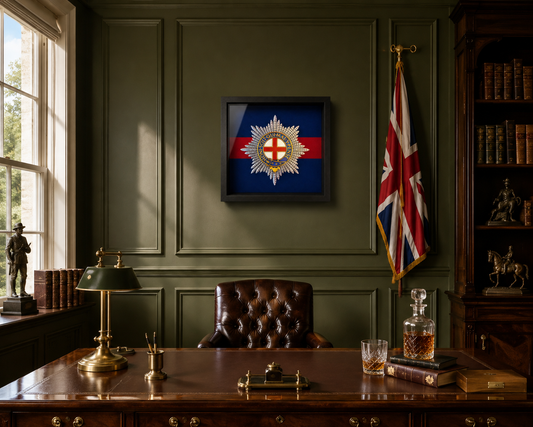 Coldstream Guards Cap Badge Display Frame - Precision Military Emblems 