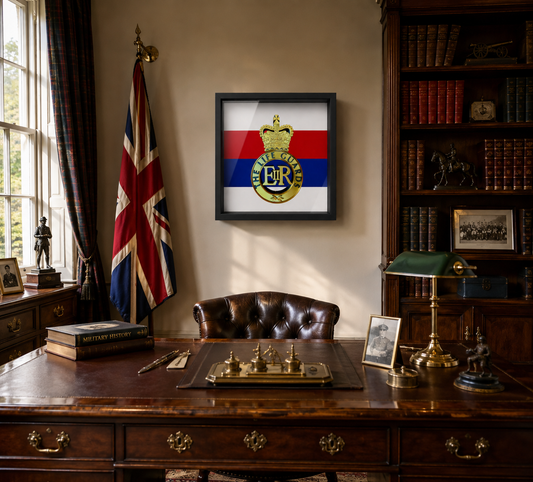 Life Guards Cap Badge Display Frame – Queen's Crown - Precision Military Emblems 