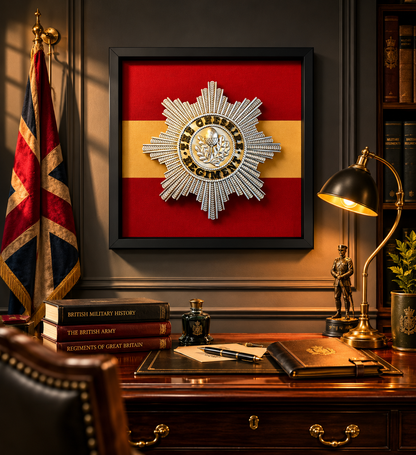 Cheshire Regiment Cap Badge Display Frame | Officially Licensed - Precision Military Emblems 