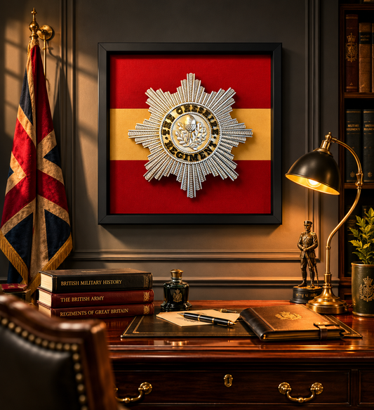 Cheshire Regiment Cap Badge Display Frame | Officially Licensed - Precision Military Emblems 