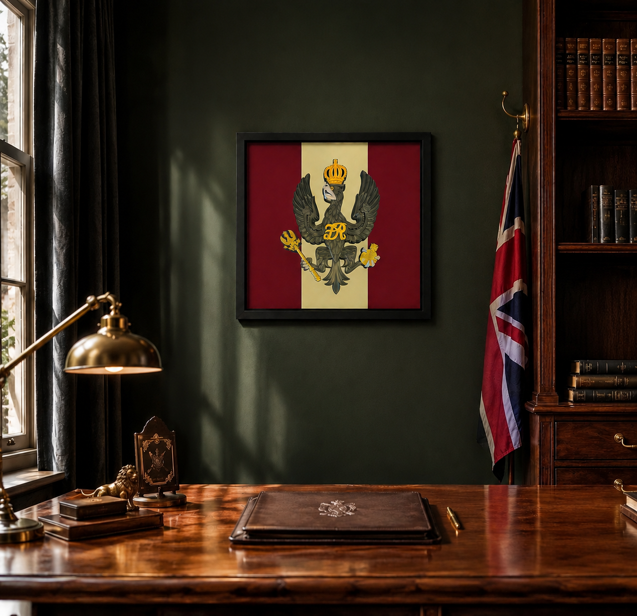 King's Royal Hussars Display Frame - Precision Military Emblems 