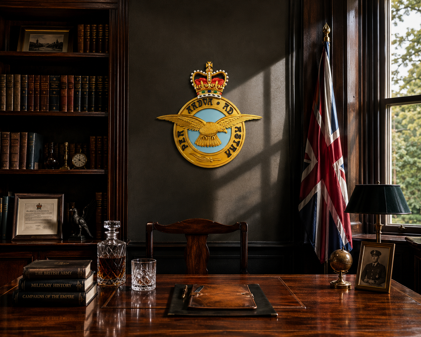 Royal Air Force 3D Printed Emblem Queen's Crown - Precision Military Emblems 
