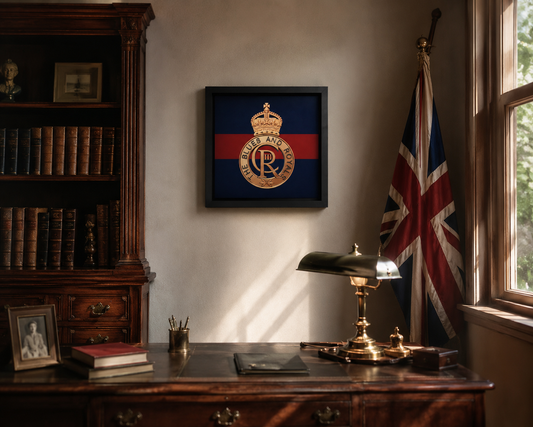 Blues and Royals Cap Badge Display Frame – King's Crown - Precision Military Emblems 