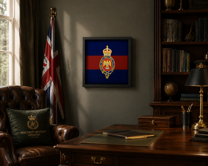 Blues and Royals Cypher Cap Badge Display Frame – King's Crown - Precision Military Emblems 