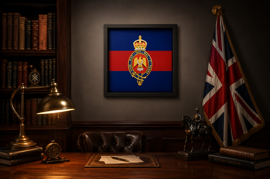 3D Printed Blues and Royals Cypher Cap Badge Display Frame – King's Crown - Precision Military Emblems