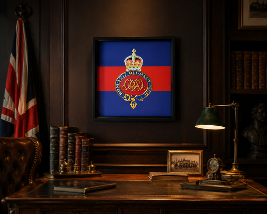 3D Printed Grenadier Guards Cap Badge Display Frame – King's Crown - Precision Military Emblems 