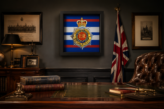 3D Printed Royal Corps of Transport Cap Badge Display Frame - Precision Military Emblems