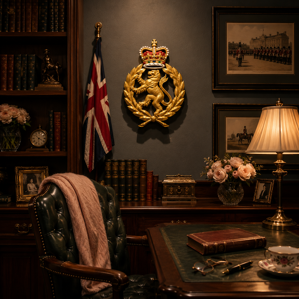 Women's Royal Army Corps 3D Printed Cap Badge - Precision Military Emblems