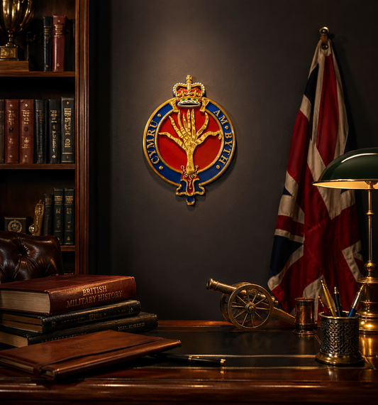 Welsh Guards Cypher 3D Printed Queen's Crown - Precision Military Emblems
