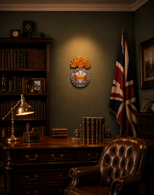 Royal Welch Fusiliers 3D Printed Cap Badge - Precision Military Emblems