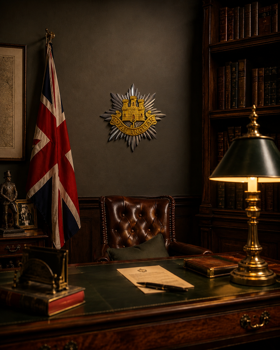Royal Anglian Regiment 3D Printed Cap Badge - Precision Military Emblems
