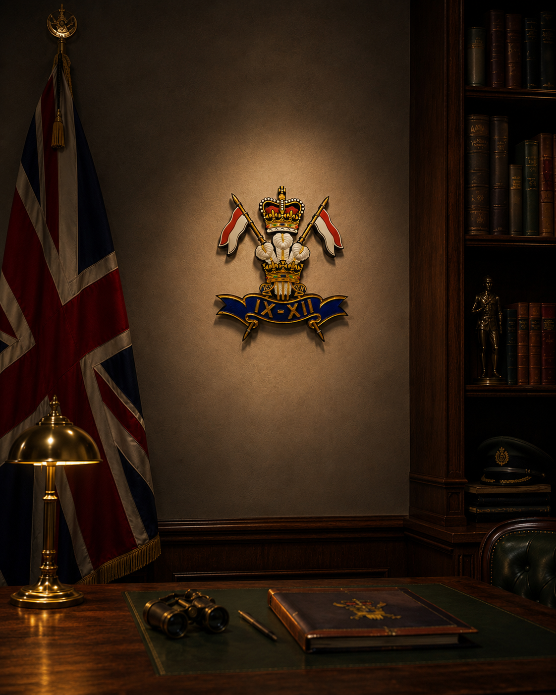 9th/12th Royal Lancers (Prince of Wales) 3D Printed Cap Badge - Precision Military Emblems