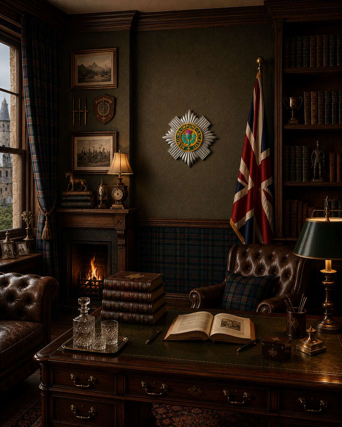 Scots Guards 3D Printed Cap Badge - Precision Military Emblems
