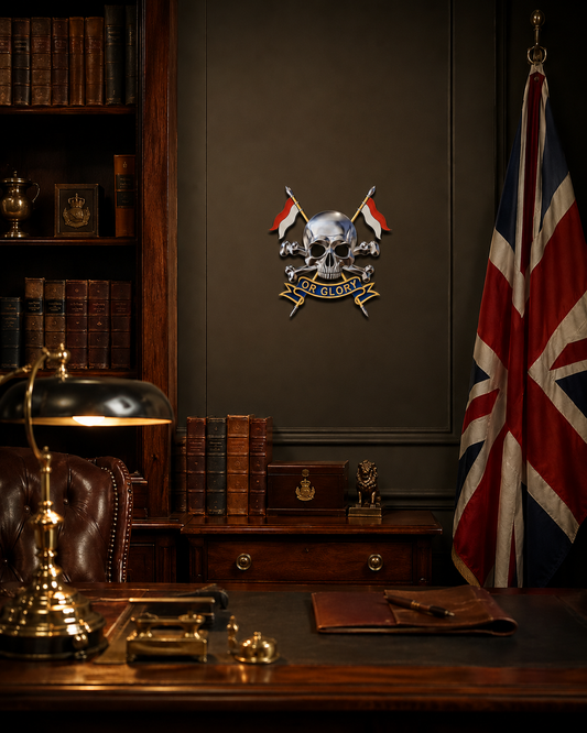 The Royal Lancers (Queen Elizabeth's Own) 3D Printed Cap Badge - Precision Military Emblems