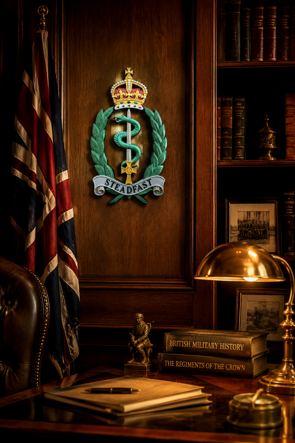 Royal Army Medical Service 3D Printed Cap Badge - Precision Military Emblems