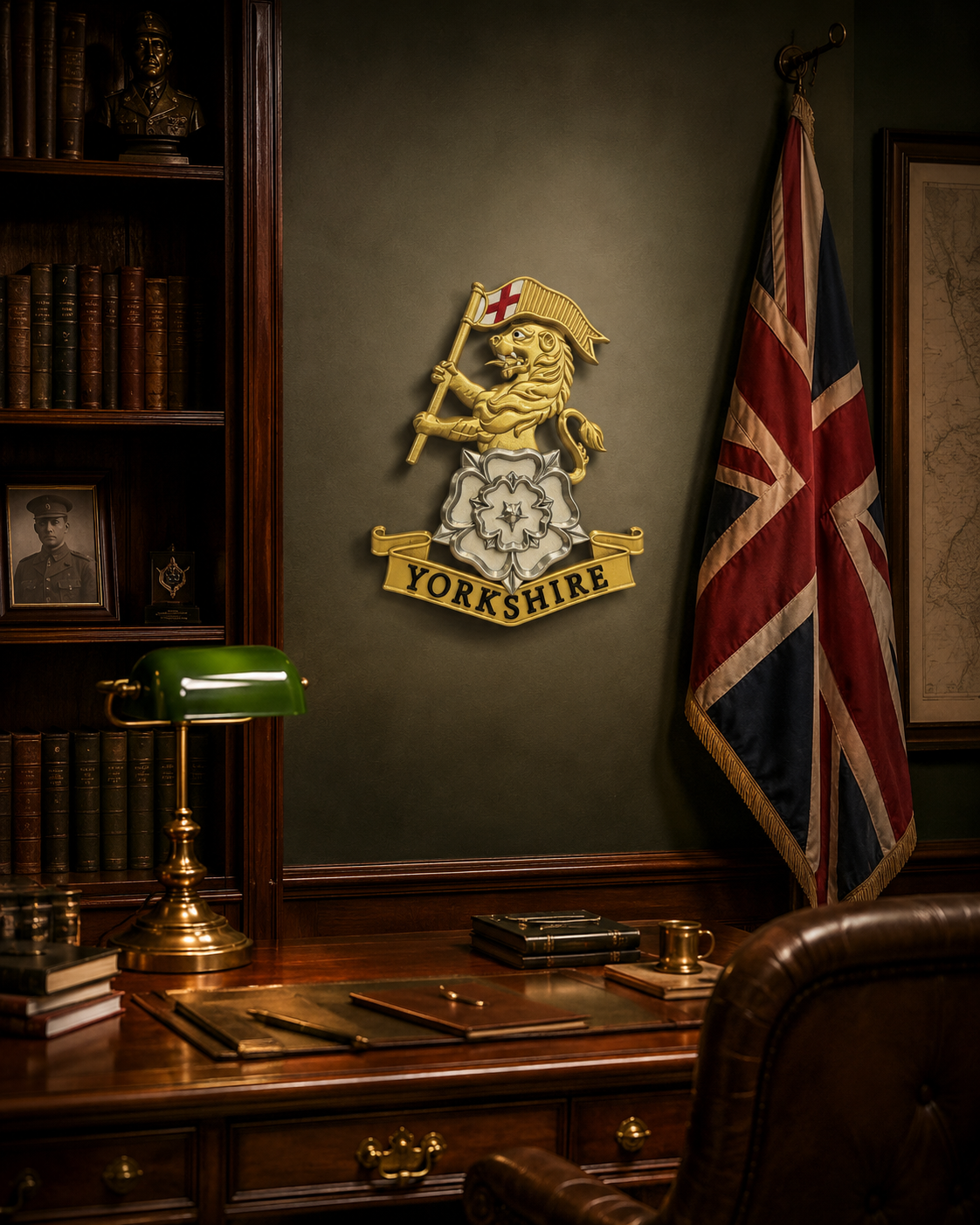 Royal Yorkshire Regiment 3D Printed Cap Badge - Precision Military Emblems