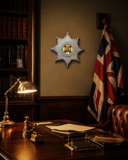 Irish Guards 3D Printed Cap Badge - Precision Military Emblems
