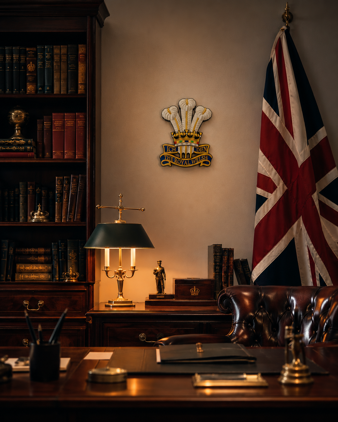 The Royal Welsh 3D Printed Cap Badge - Precision Military Emblems
