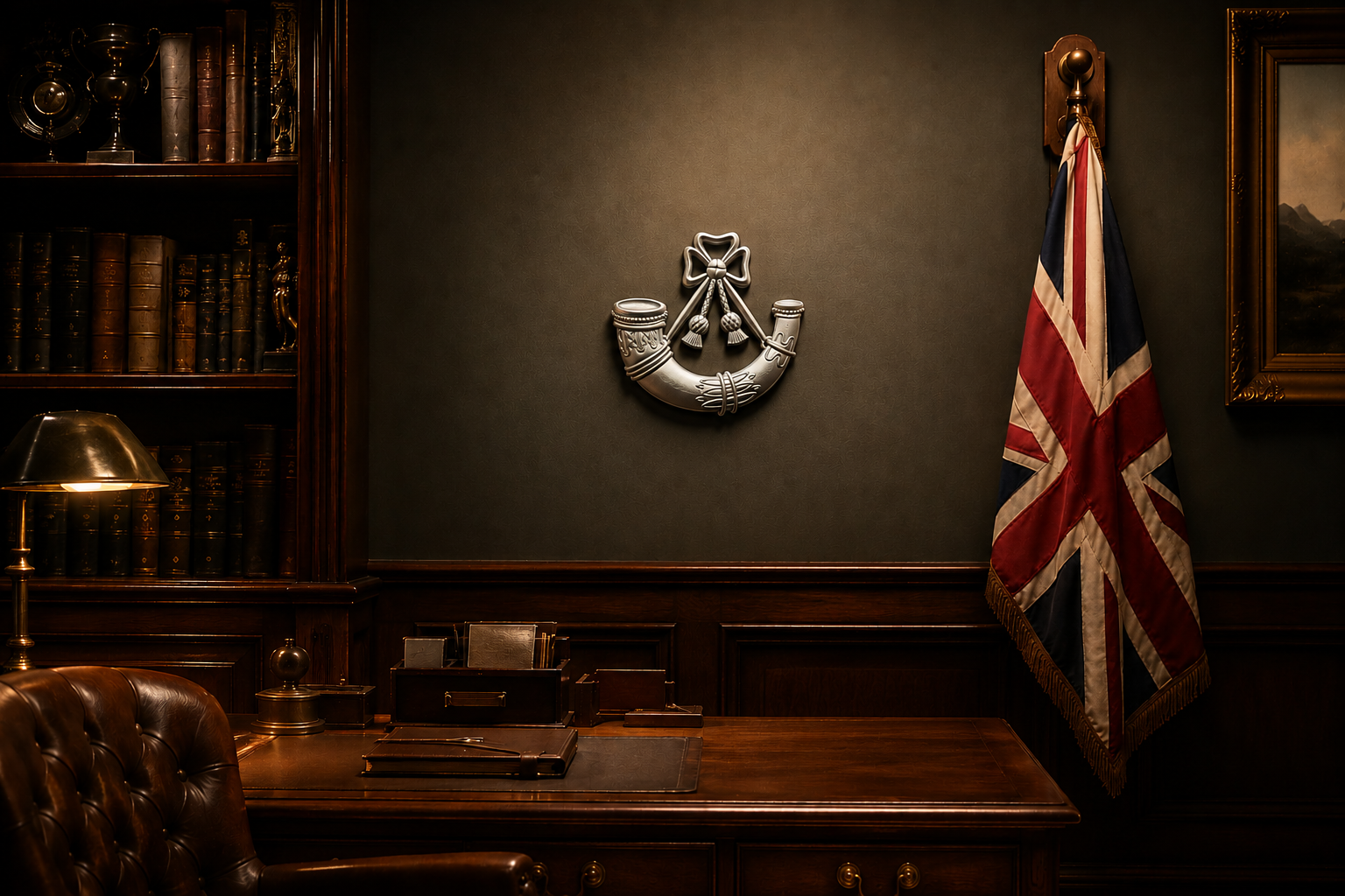 Light Infantry 3D Printed Cap Badge - Precision Military Emblems