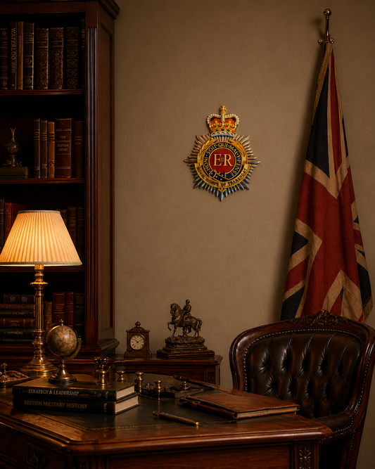 Royal Corps Of Transport 3D Printed Cap Badge Queen's Crown - Precision Military Emblems