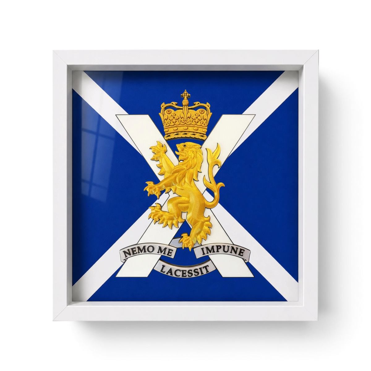 Royal Regiment of Scotland Cap Badge Display Frame - Precision Military Emblems 