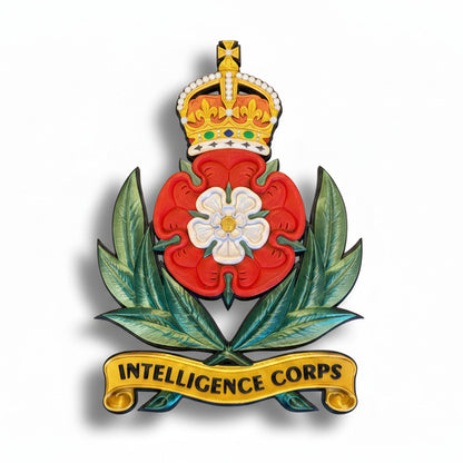 Intelligence Corps Cap Badge Kings Crown