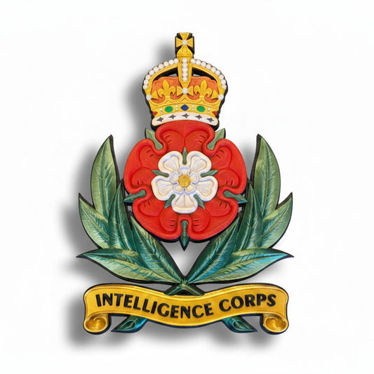 Intelligence Corps Cap Badge Kings Crown