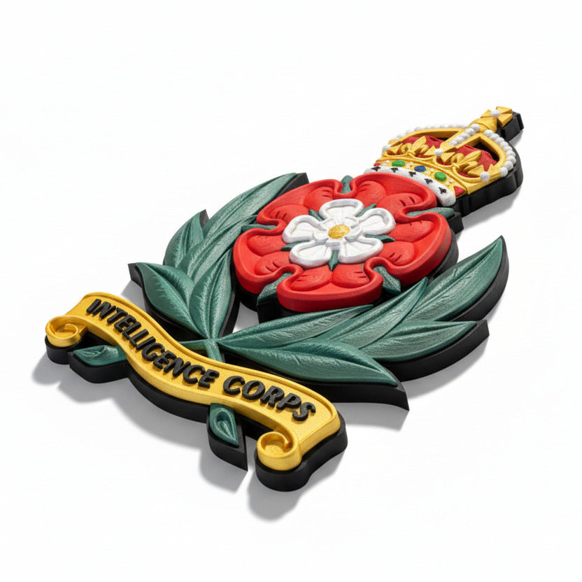Intelligence Corps Cap Badge Kings Crown