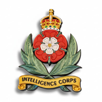 Intelligence Corps Cap Badge Kings Crown