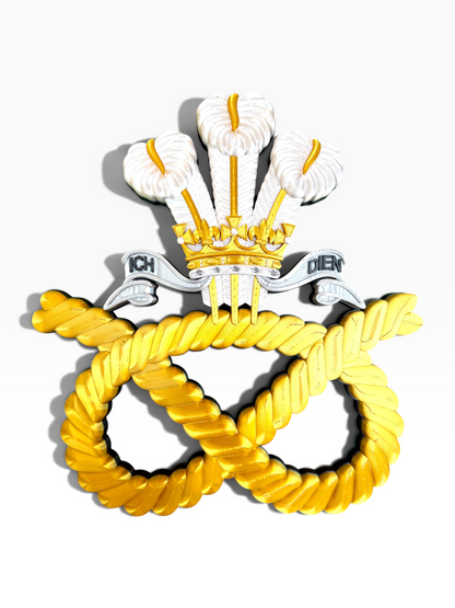 Staffordshire Regiment military cap badge display made in Britain by Precision Military Emblems