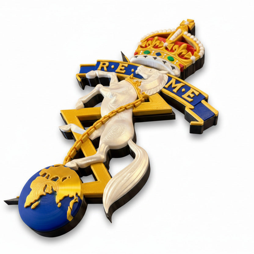 Corps of Royal Electrical and Mechanical Engineers (REME)Cap Badge Kings Crown