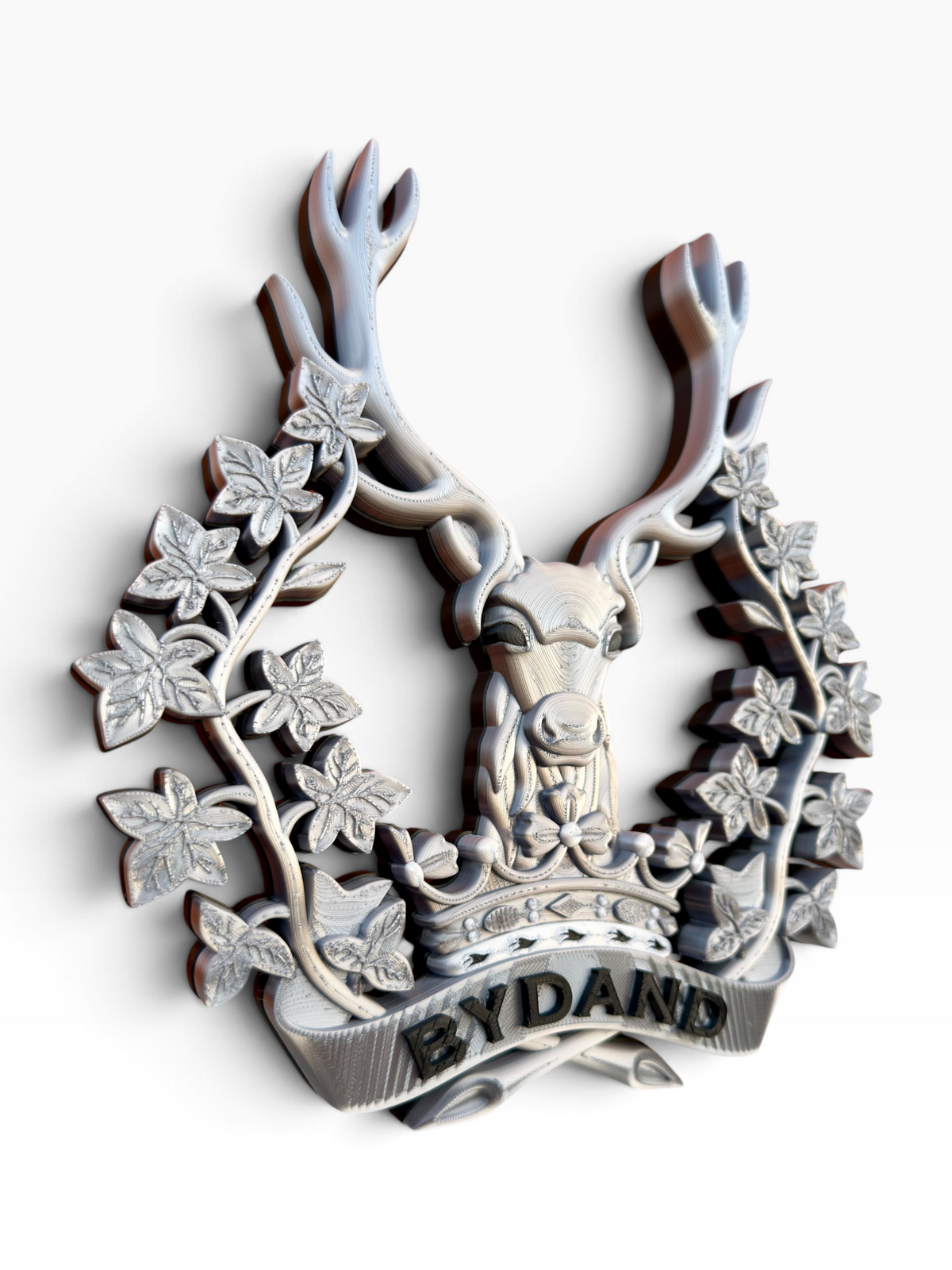Gordon Highlanders military cap badge wall display