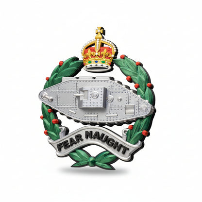 Royal Tank Regiment Cap Badge Kings Crown