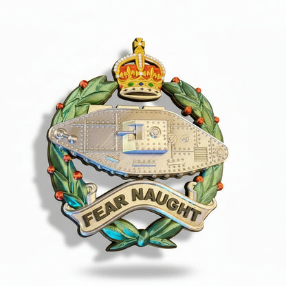 Royal Tank Regiment Cap Badge Kings Crown