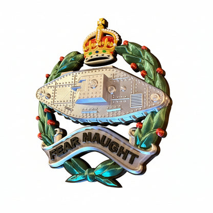Royal Tank Regiment Cap Badge Kings Crown