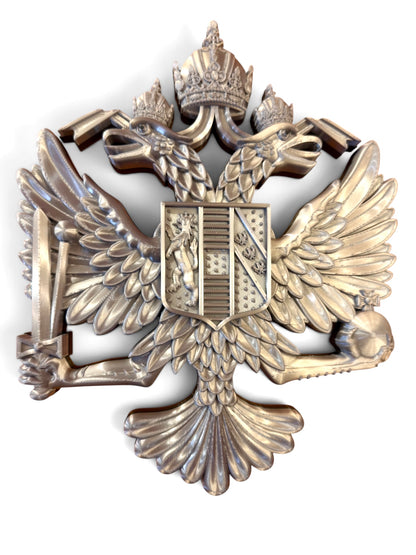 1st The Queen's Dragoon Guards cap badge military memorabilia display