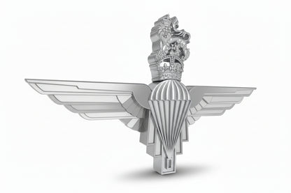 Parachute Regiment 3D Printed Cap Badge King's Crown - Precision Military Emblems