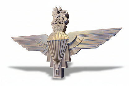 Parachute Regiment 3D Printed Cap Badge King's Crown - Precision Military Emblems