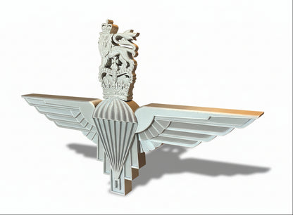 Parachute Regiment 3D Printed Cap Badge Queen's Crown - Precision Military Emblems
