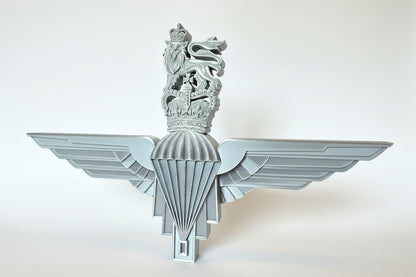 Parachute Regiment 3D Printed Cap Badge Queen's Crown - Precision Military Emblems