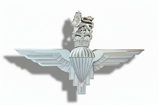 Parachute Regiment 3D Printed Cap Badge Queen's Crown - Precision Military Emblems