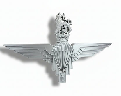 Parachute Regiment 3D Printed Cap Badge King's Crown - Precision Military Emblems