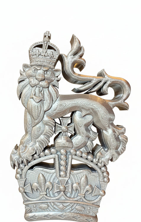 Parachute Regiment 3D Printed Cap Badge King's Crown - Precision Military Emblems